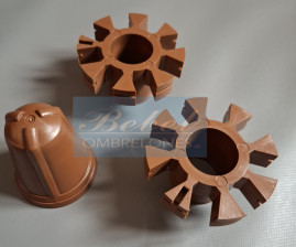 50 Kit Torneados Para Ombrelone de 2,40m e 3,0m De 8 Varetas.